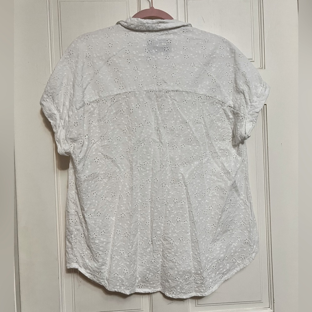 Beautiful Eyelet Button Down From Lola - image 2